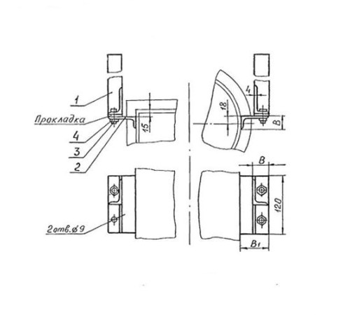 Подвески судовых трубопроводов Тип 4 в Мозыре