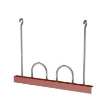 Подвеска двух труб на опорном уголке