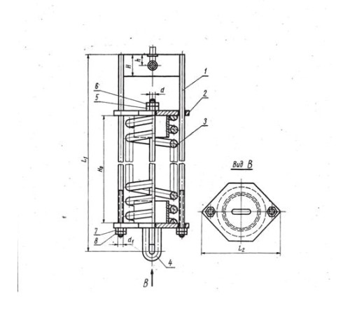 Блоки пружин подвесок стальных трубопроводов в Мозыре