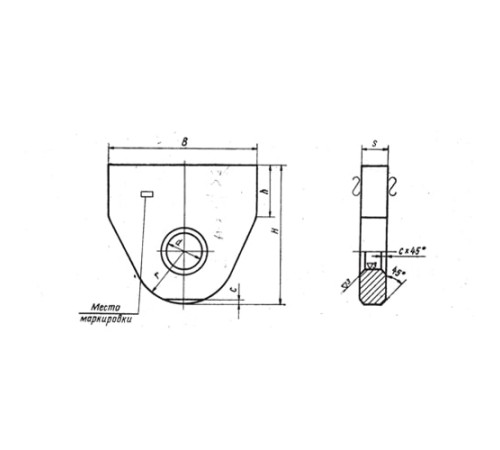 Проушины подвесок стальных трубопроводов в Мозыре