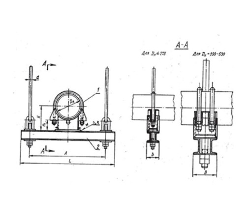 Блоки опорные хомутовые подвесок трубопроводов в Мозыре