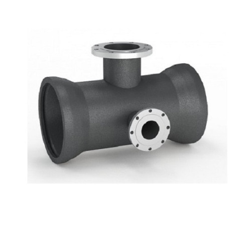 Тройники раструб-фланец с пожарной подставкой чугунные в Мозыре