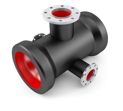 Кресты чугунные фланец-раструб с пожарной подставкой в Мозыре