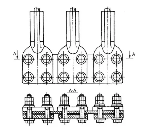 Аппаратные зажимы типа 3А4А в Мозыре для ЛЭП