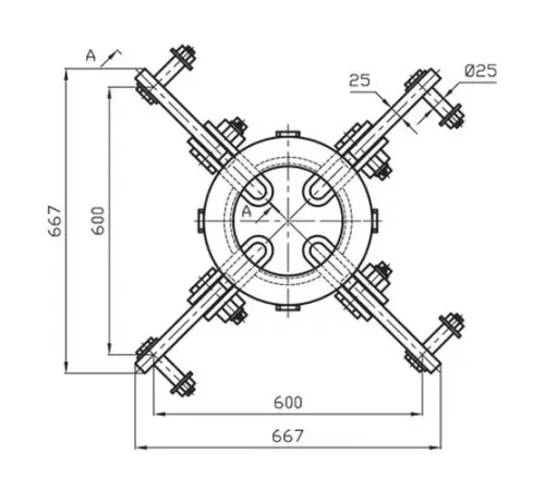 Коромысла лучевые типа КЛ в Мозыре для ЛЭП