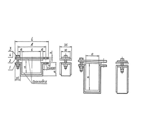 Подвески судовых трубопроводов Тип 9 в Мозыре