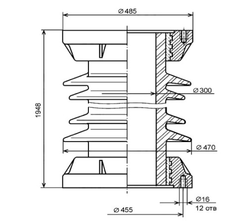 Армированные покрышки ПВЭ для элегазовых выключателей в Мозыре