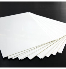 Белый сплошной листовой ПВХ