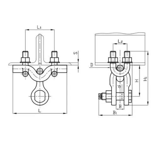 Узлы крепления типа КГ для ЛЭП в Мозыре