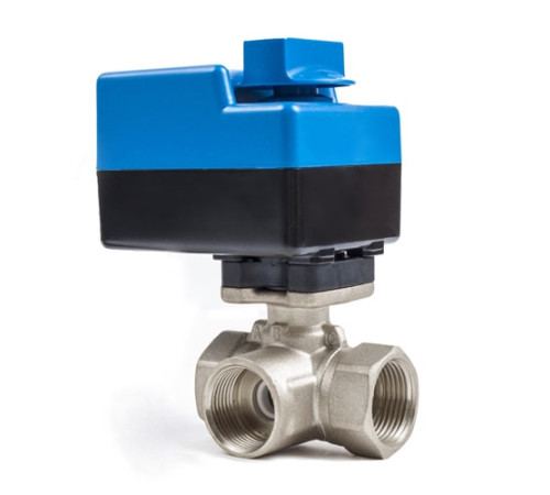 Трехходовые шаровые муфтовые краны с приводом в Мозыре