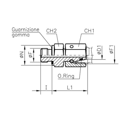 Штуцеры ввертные с уплотнением TN426 M в Мозыре
