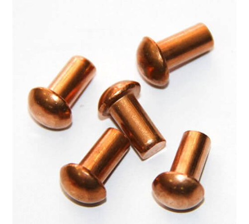 Медные заклепки с полукруглой головкой в Мозыре