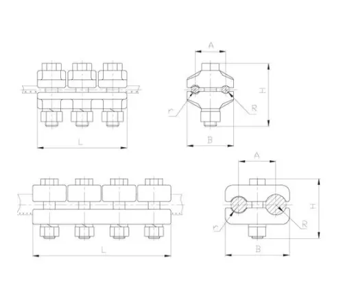 Плашечные зажимы типа ПАМ в Мозыре и Беларуси