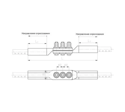 Переходные зажимы типа ПАС для ЛЭП в Мозыре и Беларуси