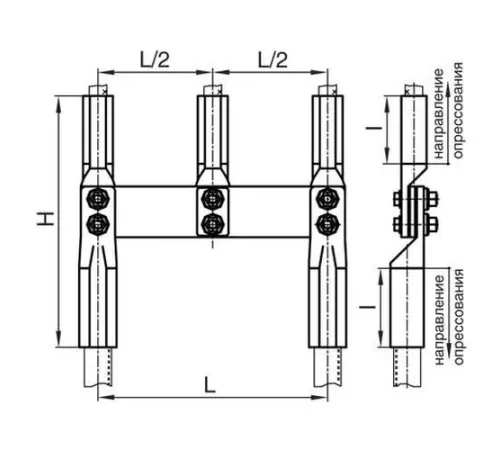 Переходные зажимы ППР для ЛЭП в Мозыре и Беларуси
