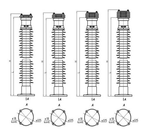 Шинные опоры ШО 110-132 кВ в Мозыре для юрлиц