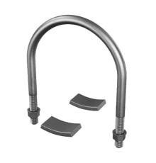 Скользящая и неподвижная опора с направляющим хомутом