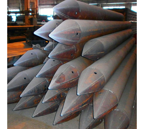 Конические стальные забивные сваи в Мозыре и Беларуси