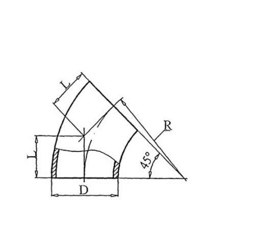 Теплоизоляционные отводы 45 градусов в Мозыре