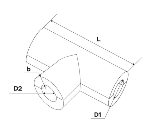 Теплоизоляционные равнопроходные тройки в Мозыре