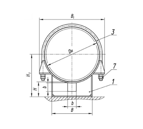 Опоры ТПР.05.29.00.000 для трубопроводов в Мозыре