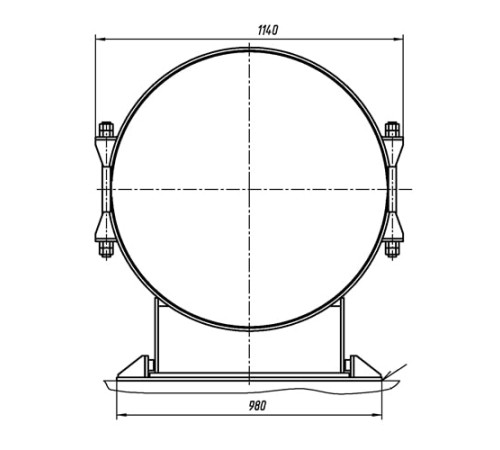 Опоры ТПР.14.05.00.000 в Мозыре для трубопроводов