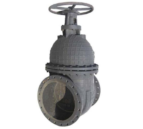 Задвижки клиновые чугунные фланцевые с редуктором в Мозыре